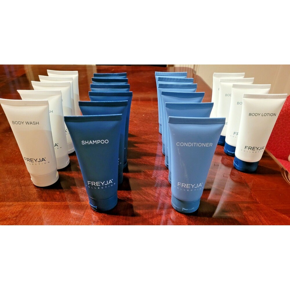 Lot Of 21 - Freyja Collection Wash Shampoo Conditioner Lotion Viking Cruise
